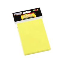 Bloco de Anotações 76x102mm Amarelo Neon BRW 01un com 100fls Bloco de Anotações 76x102mm Amarelo Neon BRW 01un com 100fls