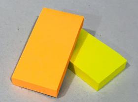 Bloco de anotações adesivo 200 folhas total lisa color