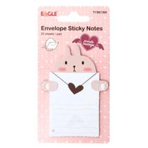 Bloco de Anotações Adesivo Coelho com Envelope 25 Fls Ref. TYSN7395 - Eagle Bloco de Anotações Adesivo Coelho com Envelope 25 Fls Ref. TYSN7395 - Eagle