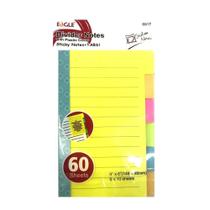 Bloco de Anotações Adesivo Pautado 148x98mm 60 folhas Eagle 691T