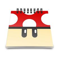 Bloco de Anotações Cogumelo Vermelho Grow Up Bloco de Anotações Cogumelo Vermelho Grow Up