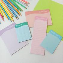 Bloco de anotações dac - 30 folhas - 5 modelos diferentes