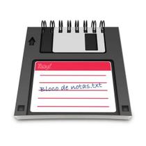 Bloco De Anotações Disquete Floppy Disk Bloco De Anotações Disquete Floppy Disk