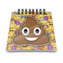 Bloco De Anotações Emoticon - Emoji Cocozinho Poop Bloco De Anotações Emoticon - Emoji Cocozinho Poop
