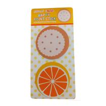 Bloco de Anotações Fofo Laranja e Cookie - MJ