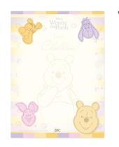 Bloco de Anotações Grande Ursinho Pooh - DAC - 48 Folhas 90g