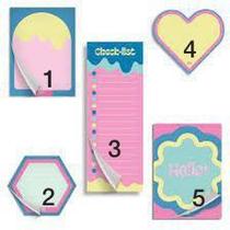 Bloco de anotações hello - 30 folhas estampadas