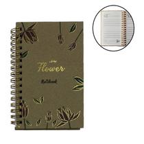 Bloco De Anotações Mini Caderno Espiral Flower 80 Folhas A6