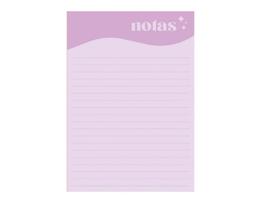 Bloco de anotações notas