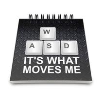 Bloco De Anotações Pc Gamer Wasd Its What Moves Me
