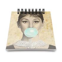 Bloco de Anotações Retrô Audrey Hepburn Bloco de Anotações Retrô Audrey Hepburn