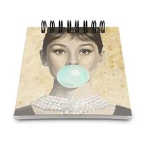 Bloco De Anotações Retrô Audrey Hepburn Bloco De Anotações Retrô Audrey Hepburn