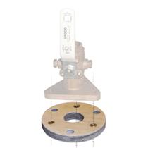 Bloco de apoio para 1-1/4 e 1-1/2 Seacocks da Groco