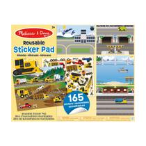 Bloco de Atividades + Adesivos Tema: Veículos-Melissa & Doug