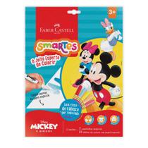 Bloco de Atividades P/ Colorir Smartes Faber Castell Mickey