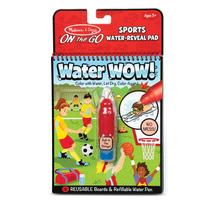 Bloco de atividades para colorir Melissa & Doug On The Go Water Wow!
