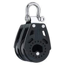 Bloco de barco HARKEN Premium Sailing, polia dupla fixa em carbono de 40 mm Bloco de barco HARKEN Premium Sailing, polia dupla fixa em carbono de 40 mm