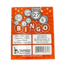 Bloco de Bingo Simples com 100 Folhas - Tamoio