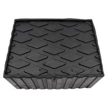 Bloco de borracha moldada Lift Pad Shark 51671, 6 x 4,75 x 6 polegadas, pacote com 4 Bloco de borracha moldada Lift Pad Shark 51671, 6 x 4,75 x 6 polegadas, pacote com 4