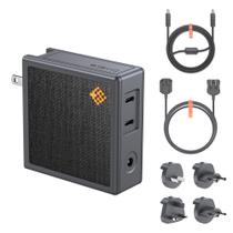 Bloco de carregador SlimQ 150W DC GaN 3 portas (1DC + 2USB-C) PD3.0