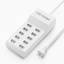 Bloco de carregador USB BLECDGF de 10 portas 50W 10A para iPhone/iPad