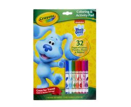 Bloco de Colorir e Atividades Crayola Blue's Clues com 32 páginas