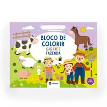 Bloco de colorir gigante - Fazenda