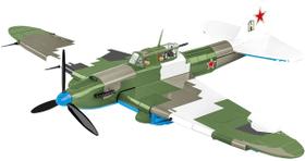 Bloco de construção: coleção histórica COBI, segunda guerra mundial, IL-2 (1943), avião Bloco de construção: coleção histórica COBI, segunda guerra mundial, IL-2 (1943), avião