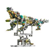 Bloco de Construção Cyborg de Crocodilo Infantil - Modelo Educativo de Ciências