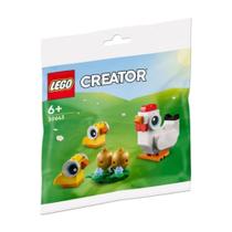 Bloco de construção de brinquedo LEGO Creator Easter Chickens 30643