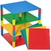 Bloco de construção de brinquedos Strictly Briks Classic Placas de base empilháveis