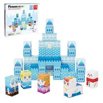 Bloco de construção de castelo Brinquedo de construção de castelo PicassoTiles Bloco de construção de castelo Brinquedo de construção de castelo PicassoTiles