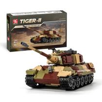 Bloco de construção do tanque militar Tiger II DAHONPA com 860 peças Bloco de construção do tanque militar Tiger II DAHONPA com 860 peças