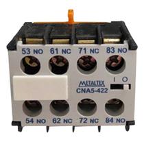 Bloco De Contato Auxiliar 2NA+2NF Para CN5 E RAM5 CNA5-422 Metaltex