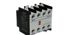 Bloco de contato auxiliar - f4-04 - (4nf) - (cjx2/jx2) - frontal Bloco de contato auxiliar - f4-04 - (4nf) - (cjx2/jx2) - frontal