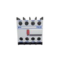 Bloco de contato auxiliar - f4-31 - (3na+1nf) - (cjx2/jx2) - frontal Bloco de contato auxiliar - f4-31 - (3na+1nf) - (cjx2/jx2) - frontal