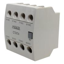 Bloco De Contato Auxiliar Frontal 2NA+2NF Para CT9/85 Metaltex Bloco De Contato Auxiliar Frontal 2NA+2NF Para CT9/85 Metaltex