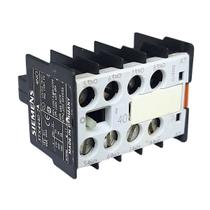 Bloco de contato auxiliar siemens 3tx4440-2a frontal 4no Bloco de contato auxiliar siemens 3tx4440-2a frontal 4no