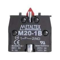 Bloco de Contato Metaltex M20-1B 1Nf para Botão M20 e P20 Metaltex