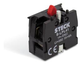Bloco De Contato NF - Normalmente Fechado Steck S-PL41 Bloco De Contato NF - Normalmente Fechado Steck S-PL41