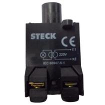 Bloco de Contato para Sinalização 220V - SLPLR2 - STECK Bloco de Contato para Sinalização 220V - SLPLR2 - STECK