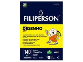 Bloco De Desenho A3 Creme 140G 20 Folhas - Filiperson - 1397 Bloco De Desenho A3 Creme 140G 20 Folhas - Filiperson - 1397