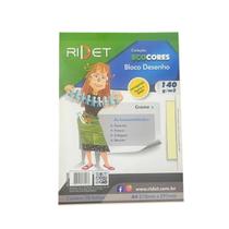 Bloco De Desenho A4 Creme 20fls 140g NovaPrint Papel Artistico