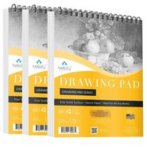 Bloco de Desenho Bellofy 9x12 - 300 Folhas 85g para Mídia Seca Bloco de Desenho Bellofy 9x12 - 300 Folhas 85g para Mídia Seca