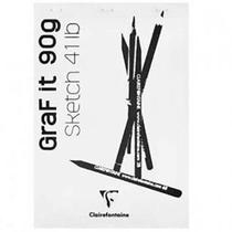 Bloco de Desenho Clairefontaine Graf It 90g/m² A5 Bloco de Desenho Clairefontaine Graf It 90g/m² A5