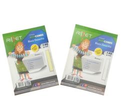 Bloco de desenho ecocores ridet a4 140g creme