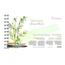 Bloco De Desenho Hahnemuhle Bamboo Técnicas Mistas - Carnet de Voyage 15,3x25cm 15 Folhas