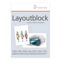 Bloco de Desenho Hahnemuhle Layout Pad A4 75 Folhas