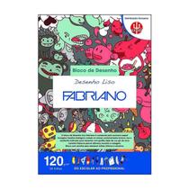 Bloco De Desenho Liso Fabriano A4 120G 30 Folhas