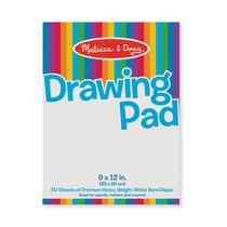 Bloco de Desenho Melissa & Doug 23x30cm c/ 50 folhas de papel branco